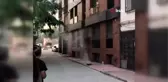 Beyoğlu'nda yangın paniği: Korkudan çatıya saklandı