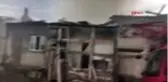 Köydeki yangında 4 ev, 3 ahır kül oldu