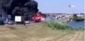 Rusya'da kimyasal madde yüklü kamyon bomba gibi patladı