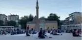 Tarihi Ahi Evran-ı Veli Külliyesi'nde sosyal mesafeli bayramlaşma
