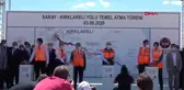 KIRKLARELİ Bakan Karaismailoğlu: İstanbul-Edirne 1 saat 20 dakikaya düşecek