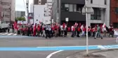 Nagoya'da FETÖ'ye ait okulun önünde terör örgütü protestosu