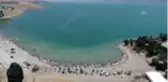 Hazar Gölü, Doğu'daki tatilcilere Ege ve Akdeniz sahillerini aratmıyor - drone