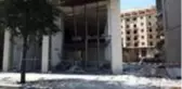 Patlama alanı, enkaz kaldırma ve yardım çalışmaları