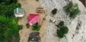 Rize'de sel felaketinden etkilenen Kaçkar Köyü havadan görüntülendi