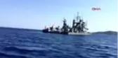 ANTALYA Türk gemileri Demre'den ayrıldı, Yunan fırkateyni Meis'e döndü