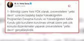 Son dakika haberi! YÖK'ten eğitim fakültesi kararı