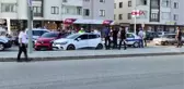 Son dakika haber! 'Dur' ihtarına uymayan otomobil, sivil polis aracına çarptı