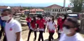 Milli sporcular antik tiyatroda kazı yaptılar