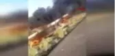 KONYA Otomobille çarpışan TIR, alev topuna döndü