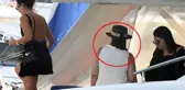 Çocuklarıyla tatile çıkan Sibel Can, bikinili görüntülenmemek için köşe bucak kaçtı