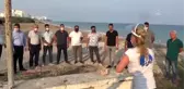 Mersin'de deniz kaplumbağalarının yuvalama alanları temizlendi
