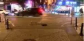 BEŞIKTAŞ'TA YOL ÇÖKTÜ