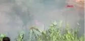 Antalya'da, seralara yakın otluk alanda yangın
