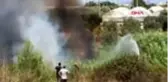 Son dakika haber: Antalya'da seraların yakınındaki otluk alanda yangın