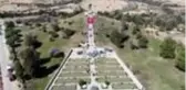 Son dakika haber! Dumlupınar Şehitliği'nde ziyaretçi yoğunluğu - DRONE