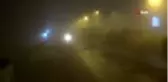 Adana'da gece bastıran yoğun sis hayatı olumsuz etkiledi