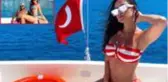 Douglas Costa ile sevgilisi Nathalia Felix'in Türkiye tatili sona erdi