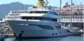 Haftalık kirası yaklaşık 7 buçuk milyon TL olan yat Marmaris'e demir attı