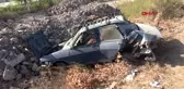 ÇANAKKALE Ayvacık'ta 2 otomobil çarpıştı 1 yaralı