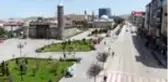Erzurum'un cadde ve sokaklarında 'korona' sessizliği