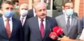 TEKİRDAĞ TBMM Başkanı Şentop Tekirdağ Marmara Ereğlisi'nde basın mensuplarının sorularını...