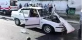 Turgutlu'da iki otomobil çarpıştı: 4 yaralı