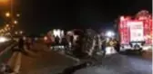 MAKAS ATTIĞI İDDİA EDİLEN OTOMOBİL BAŞKA BİR OTOMOBİLE ÇARPTI: 3 YARALI