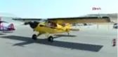 Eskişehir'de akrobasi pilotlarının gösterisi nefes kesti