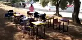 ANTALYA Öğrenciler 'Hababam' misali açık havada ders yapıyor