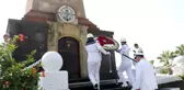 Ertuğrul Firkateyni'nde şehit olan 587 denizci Mersin'de anıldı