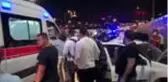 HALİÇ KÖPRÜSÜ'NDE KAMYON OTOMOBİLE ARKADAN ÇARPTI: 1 YARALI