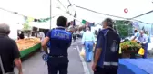 Zabıta ekibi eline megafonu alıp böyle uyardı