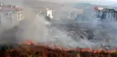 Mezarlıkta korkutan yangın