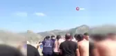 Rip akıntısına kapıldı, boğulmaktan son anda kurtarıldı
