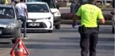 Ehliyetsiz sürücü polisi görünce böyle kaçmaya çalıştı