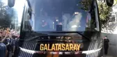 Galatasaray derbi için yola çıktı