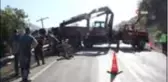 Kastamonu'da freni boşalan kamyon devrildi: 1 yaralı