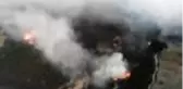 Orman yangınına karadan müdahale devam ediyor