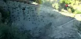Dağcılar Tortum Şelalesi'nde Azerbaycan ve Türk bayrağı açtı