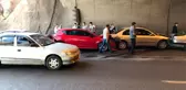 Tünel girişinde zincirleme trafik kazası