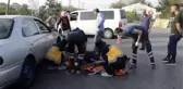 Arnavutköy'de motosikletle otomobil çarpıştı: 2 kişi yaralandı