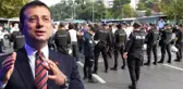 İBB binasına protesto için giden minibüsçüleri polis ekipleri durdurdu