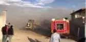 Besihane yangınında 4 ahır ve iki ev kullanılamaz hale geldi