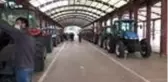 Kahramankazan'da traktör sürücülerine reflektör dağıtıldı