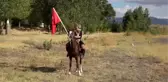 Kırgız asıllı Türk vatandaşından Azerbaycan'a destek