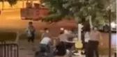 Parktaki kavga, bekçinin havaya ateş açmasıyla sonlandı