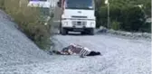 Şantiyede hafriyat kamyonunun altında kalan işçi feci şekilde can verdi