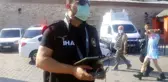 Taksim'de turistlere yönelik korona virüs denetimi
