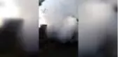 Bodrum'da hafif ticari araçta yangın